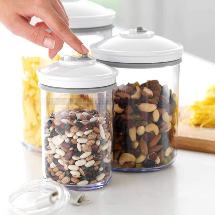 美吉斯三件套抽真空保鲜罐密封盒奶粉补品茶叶食品液体储存