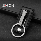 中邦jobon高档男款 汽车锁匙扣合金钥匙圈挂件礼品 钥匙扣穿腰带式