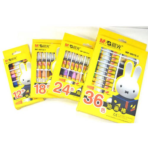 晨光 MF9011-1米菲3D六角12色/18色/24色/36色油画棒