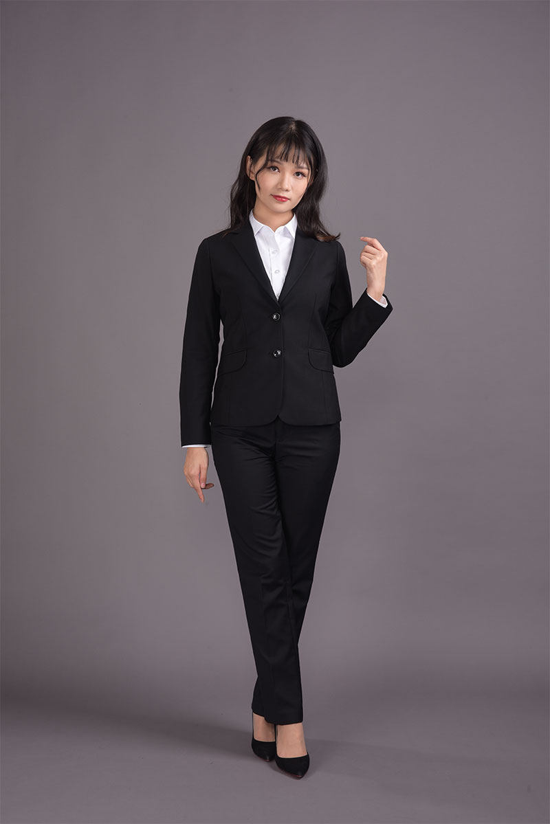 黑色西服职业装套装外套女通勤高级感西装高端正装工作服工装大码