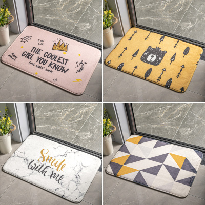 卡通进门地垫门垫地毯卧室门口地垫卫生间浴室防滑垫家用吸水脚垫