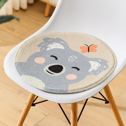 Winter Office Sedentary Round Chair Cushion Kindergarten Seat Cushion Children's Small Stool Round Cushion Thickened Warm Butt Cushion