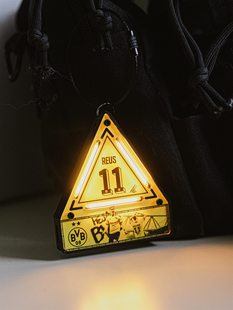 罗伊斯纪念徽章魔术贴背包挂饰露营灯多特蒙德德国Reus欧洲杯欧冠