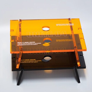 UNITE04露营桌亚克力折叠喝茶桌兼容goalzero露营灯氛围感公园桌