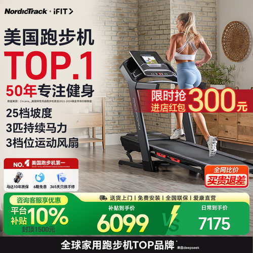 【爱康万元下顶配】跑步机TLX