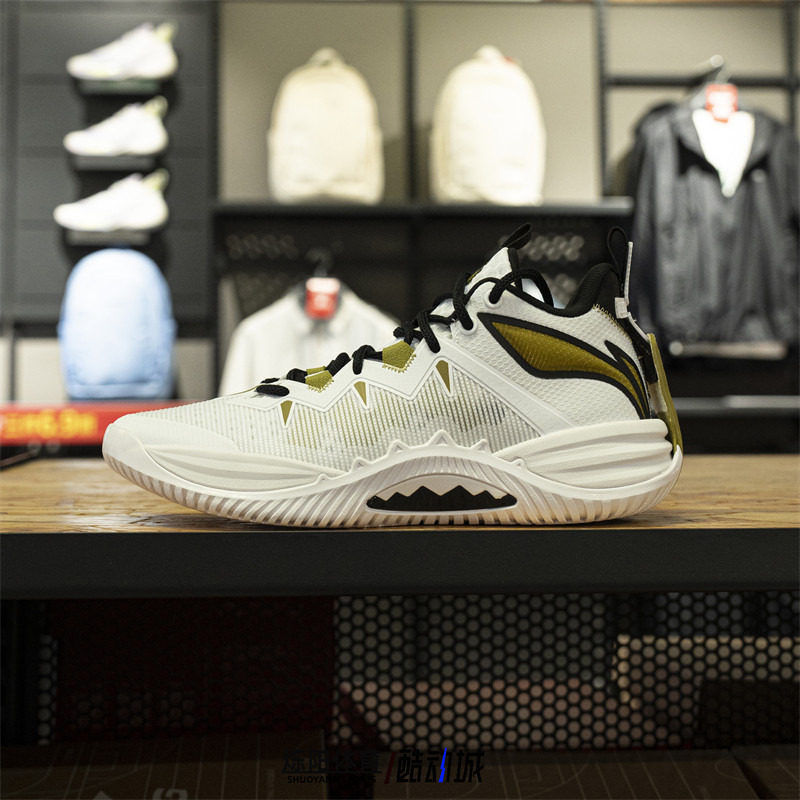 李宁篮球鞋2025夏新品反伍暴风男子轻量高回弹篮球外场鞋ABFV017