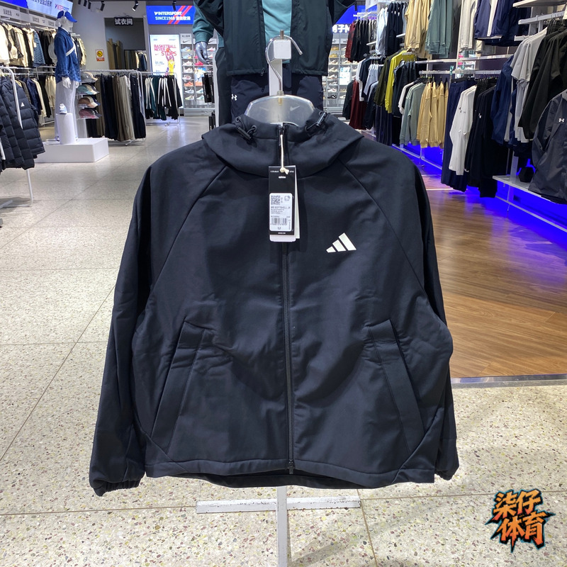 阿迪达斯女运动休闲夹克外套