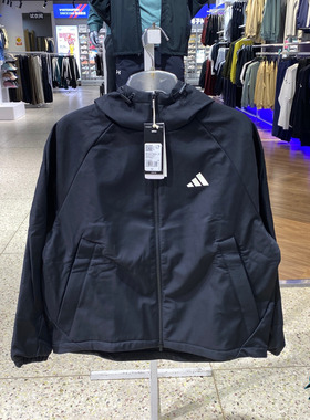 Adidas阿迪达斯女25冬新款冲锋衣外套加绒保暖运动外套夹克KC0054