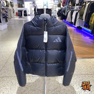 Adidas阿迪达斯男款羽绒服25冬新款运动休闲立领保暖外套KH3980