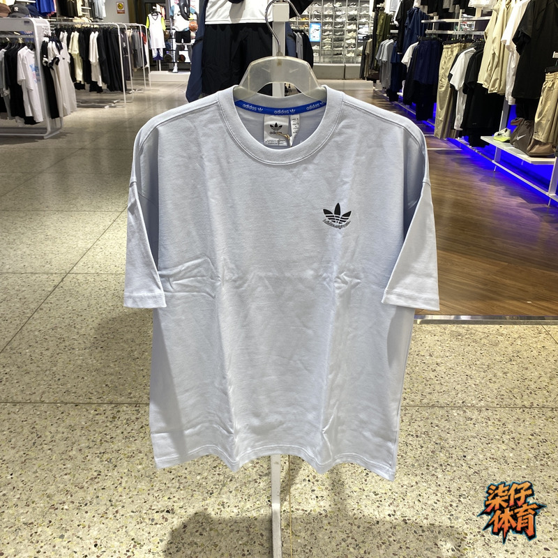 阿迪达斯三叶草男子运动短袖T恤