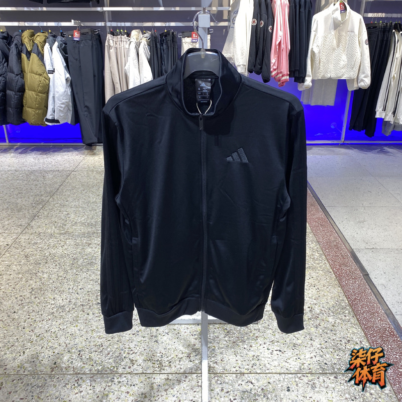 阿迪达斯男子立领梭织夹克外套