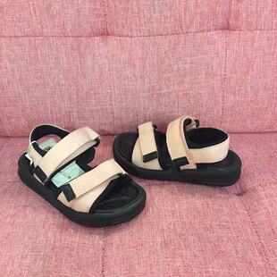 吉象路 凉鞋新款韩版中大女童沙滩鞋软底儿童鞋子 82-062