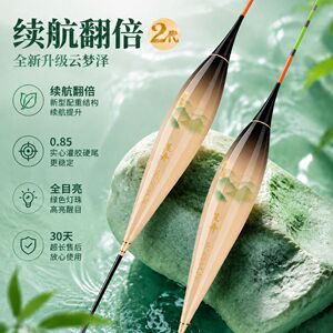 呈舟二代云梦泽0.85防眩目OLED灌胶尾日夜两用高灵敏夜光漂浮漂