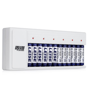 雷摄 十二槽充电器套装配12节5号2700毫安充电电池+12槽充电器812