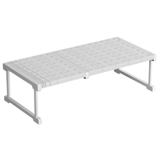 厨房下水槽置物架橱柜分层架柜子柜内整理可伸缩叠加多层收纳隔板