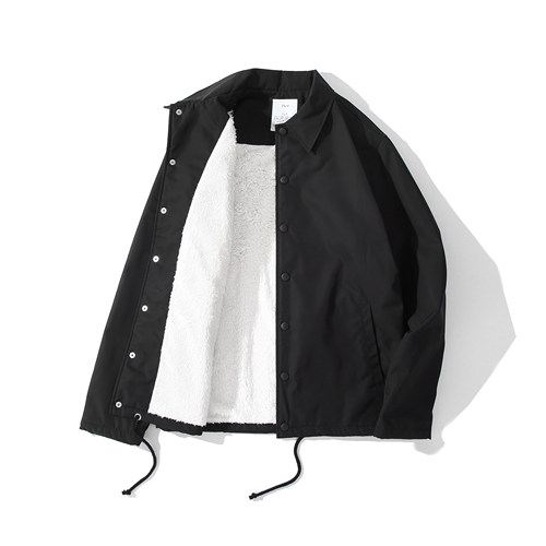 Seminpure加绒加厚防水教练夹克