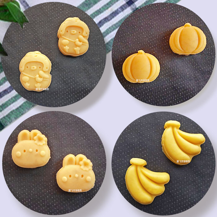 2023新品放学鸭绿豆冰糕月饼模具