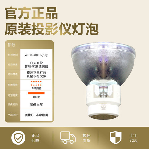 奥图码HD20/HD33/HD26/HD50/S716ST/T766ST/X306ST/W306ST/HD200X/HD200D/HD260S投影机仪灯泡(E20.8)