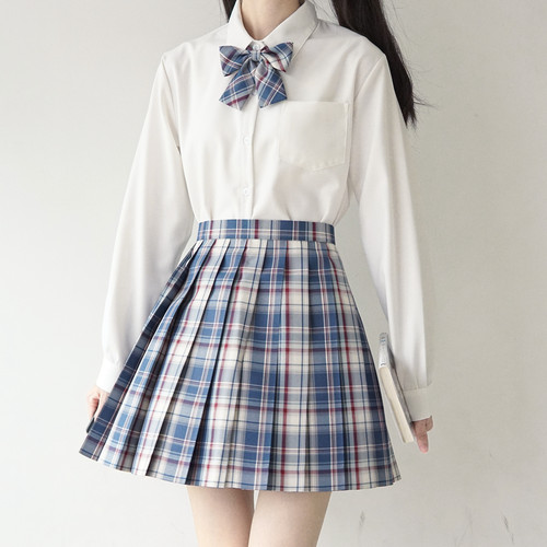 刺篇角襟基础款黑白尖领jk制服