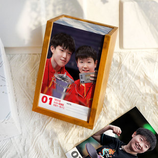 莎头cp孙颖莎王楚钦日历2026年台历365页定制周边新年生日礼物