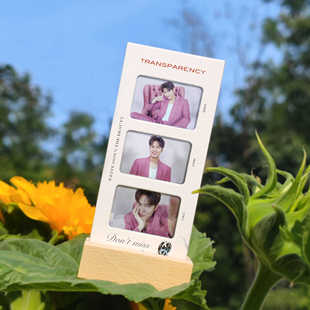 李敏镐周边胶片书签摆台光影片照片反转胶片卡节日生日礼物