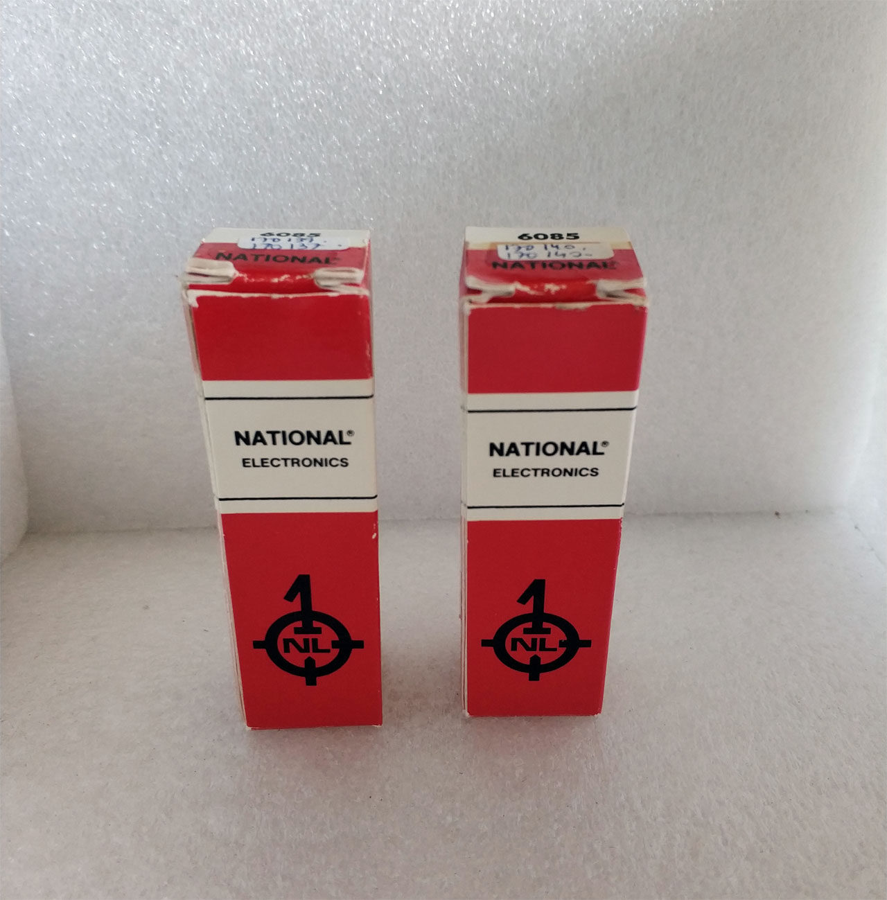 美国原装全新原盒装NATIONAL 6085/ECC80.直代ECC82/12AU7电子管
