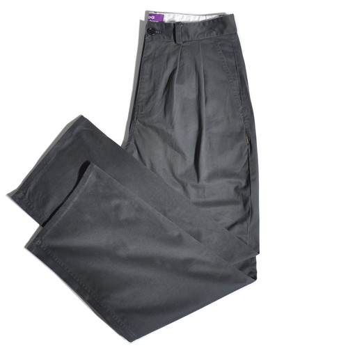 日系双褶廓形Chino直筒休闲裤