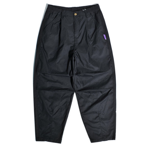 山系工装港风双褶阔腿锥形裤