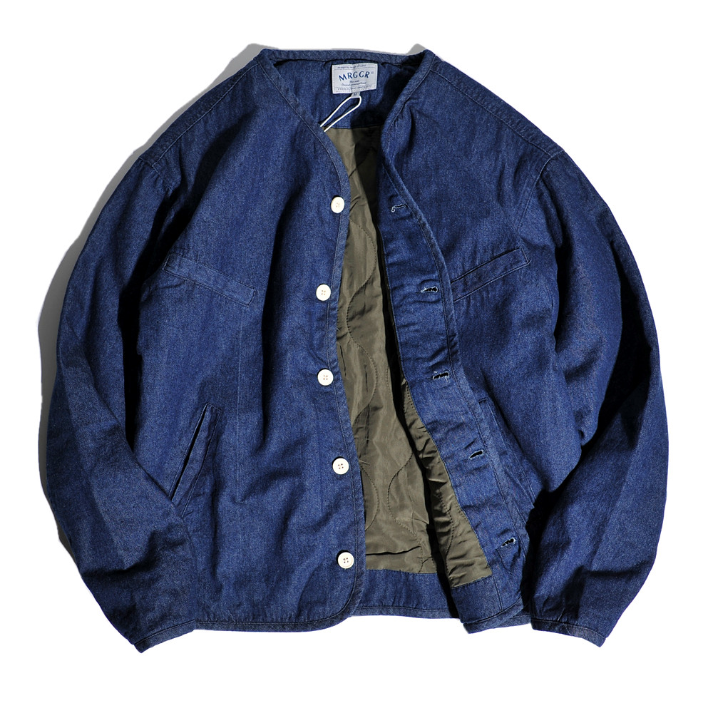 六叔同款日系复古M65港风无领牛仔棉衣夹克保暖内胆棉服工装外套,男装,棉衣,淘宝优惠券,粉丝福利购,淘宝优惠卷