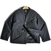 老钱风轻薄款 道袍开衫 羽绒服90白鸭绒日系V领大口袋叠穿夹克外套