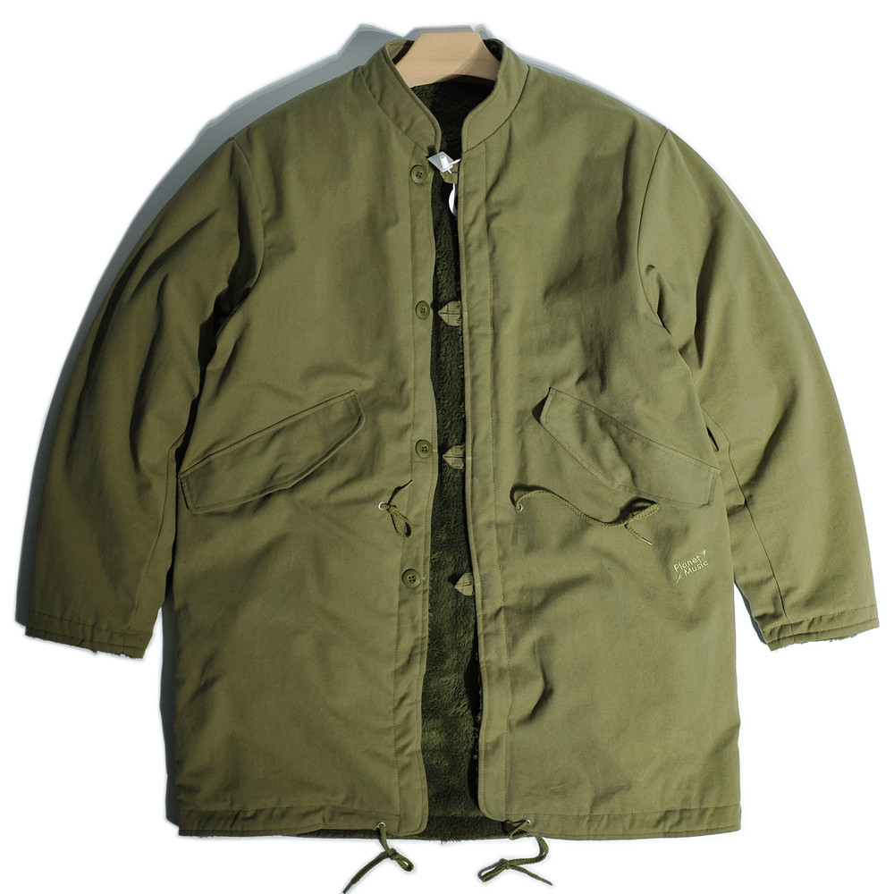 重磅加绒两面穿美式复古M65棉服