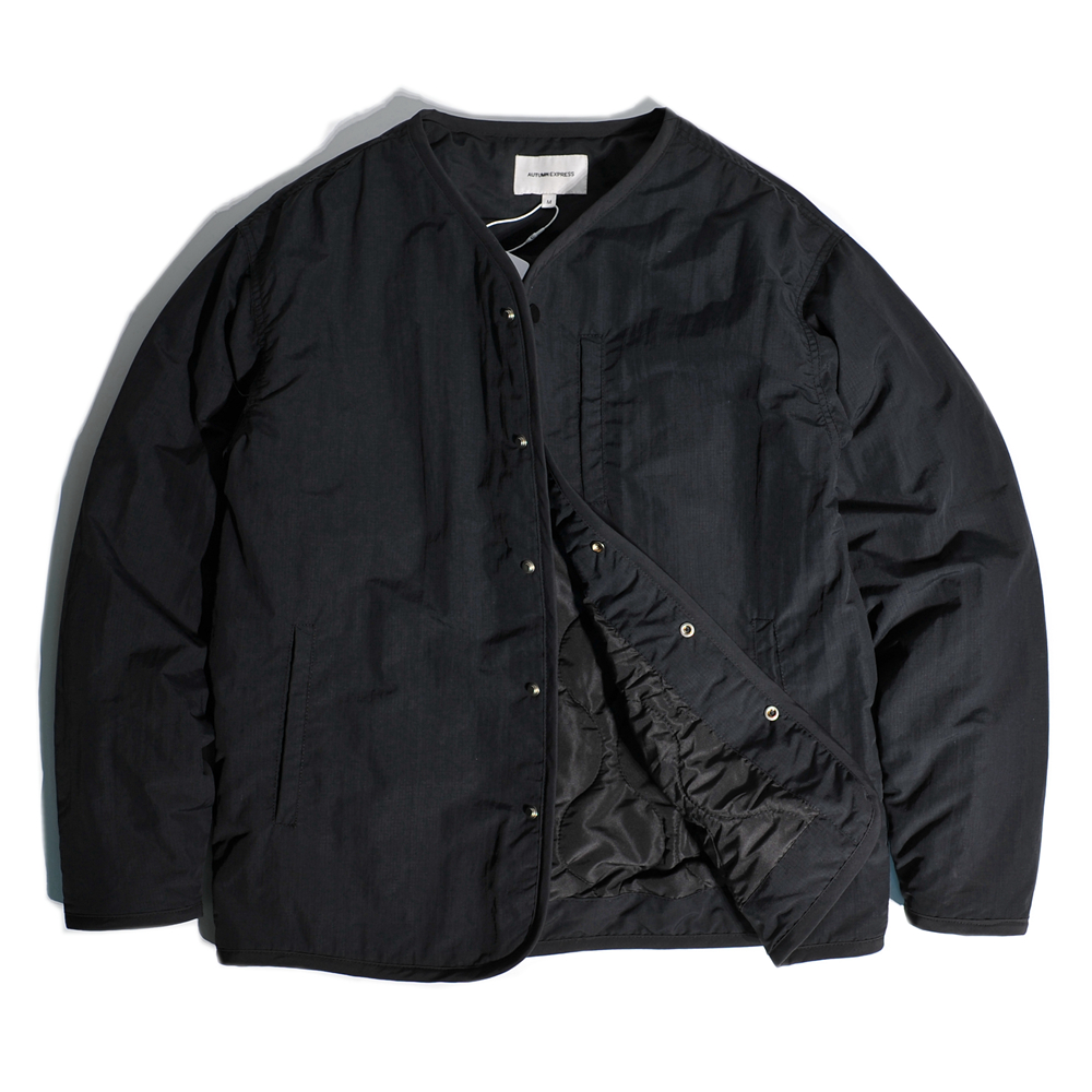 山系户外工装港风美式无领棉衣