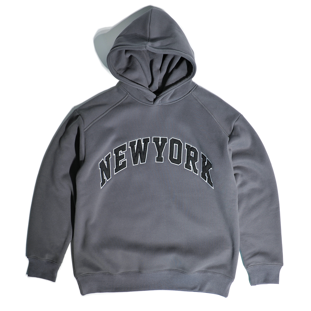 加绒加厚美式复古套头