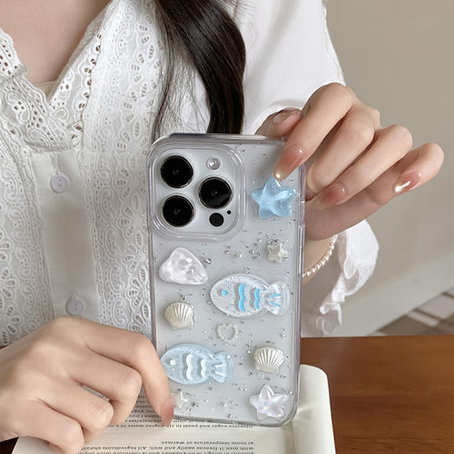 海洋风小鱼薄荷一加系列手机壳女