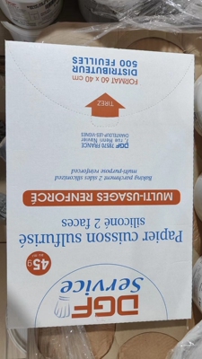 法国进口DGF蒂吉芙烘焙用纸硅油纸烤盘纸调理纸40x60巧克力转印纸