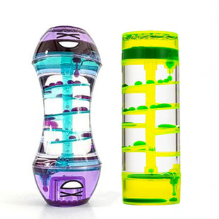 旋转液体油滴沙漏玩具儿童小孩计时摆件桌面创意可爱解压神器礼品