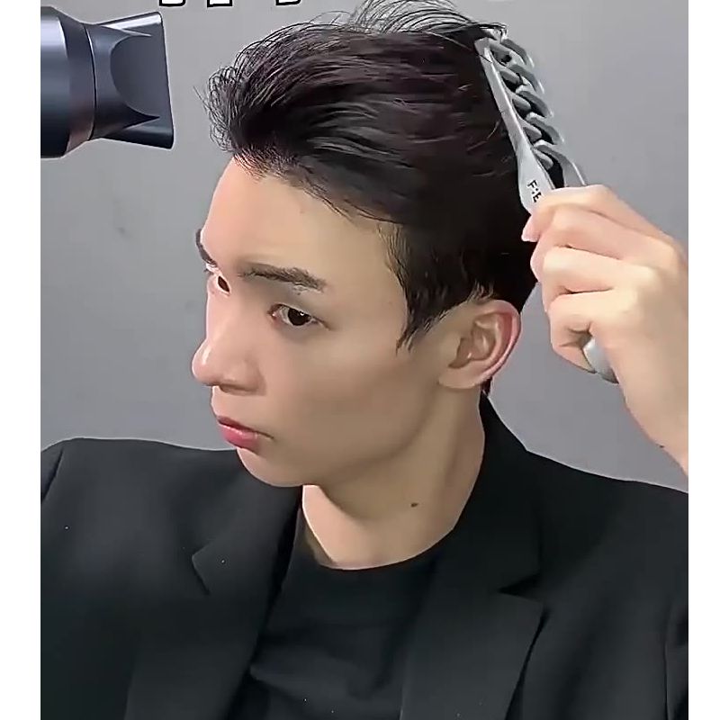 蓬松纹理造型梳发根蓬松男女生刘海遮盖发缝美发梳子夹板