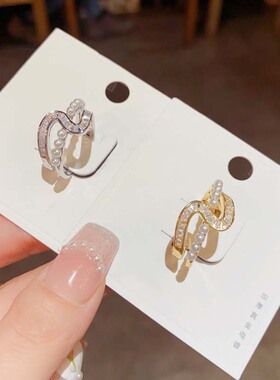 戒指女轻奢小众设计感交叉戒指简约冷淡风个性精致指环