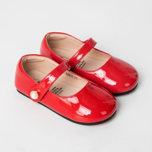 思美熙2025新款儿童软底公主皮鞋