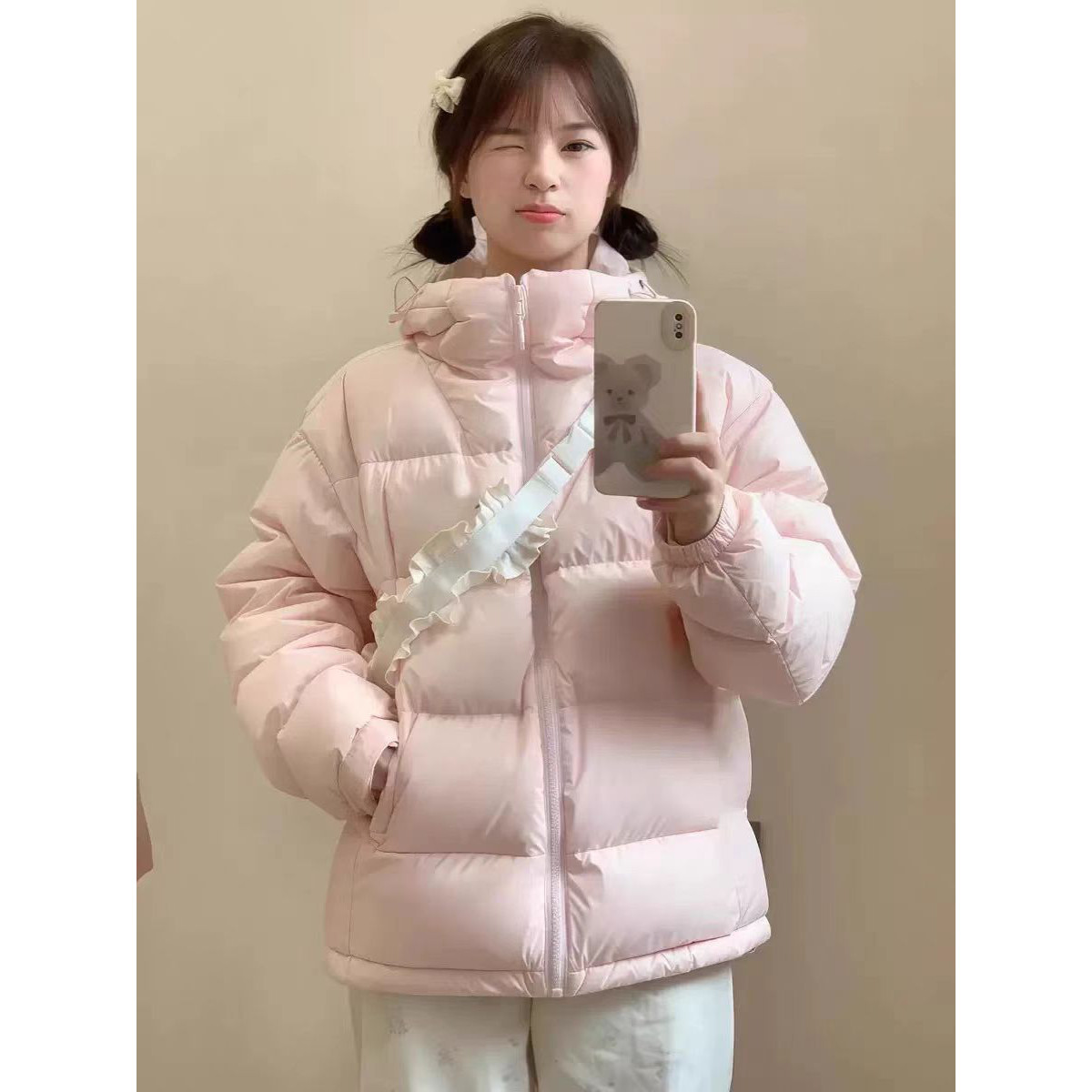 棉衣棉服外套女冬天加厚棉袄