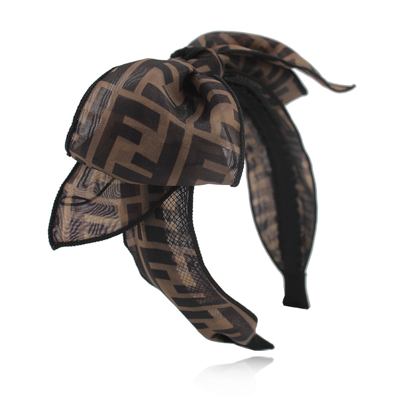 大蝴蝶结发箍女2023年新款秋冬高级感高颅顶头箍卡大牌高端