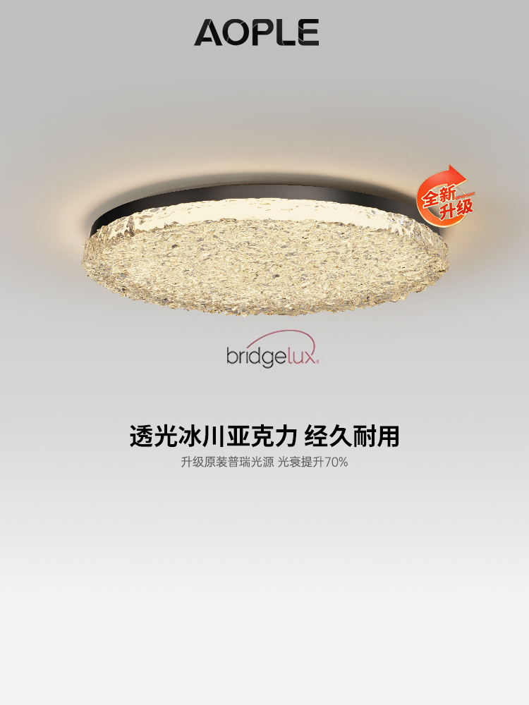 意式极简卧室吸顶灯后现代简约轻奢高级感设计师主卧餐厅书房灯具