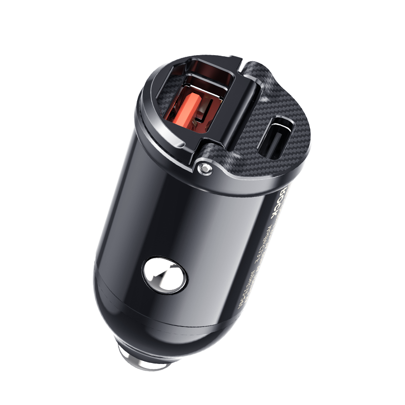 隐藏式迷你30W车载充电器PD20W