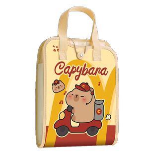 卡通手提风琴包竖式大容量文件袋多层文件夹小学生用试卷整理夹初中生专用书夹子分类试卷夹卷子资料册收纳袋