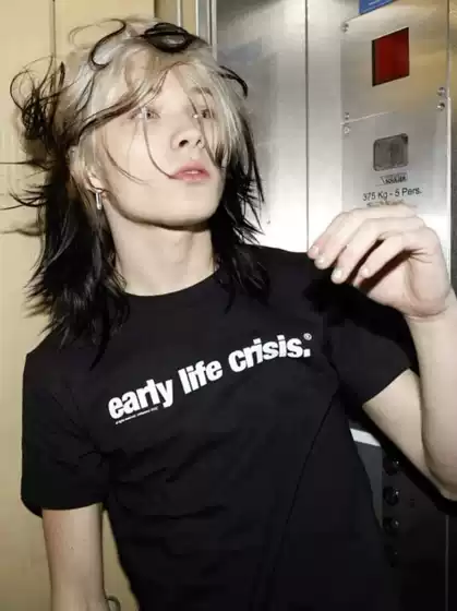 Nettspend Early Life Crisis Tour 2025 Tour American Retro Round Neck T-Shirt Short Sleeves