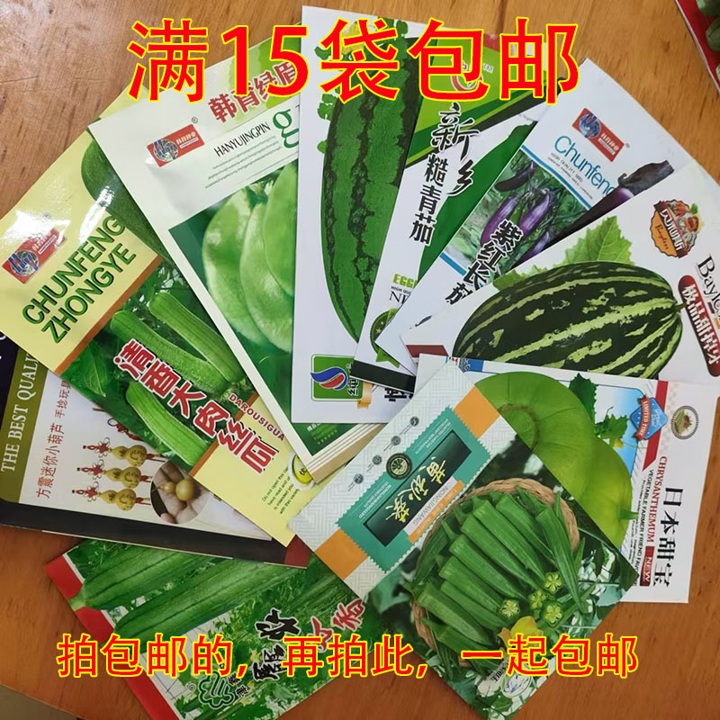 蔬菜种子豇豆肉丝瓜种子菜籽瓜果菜籽农村赶集菜种籽源头厂家