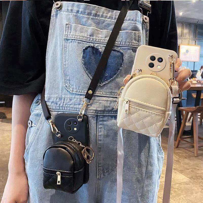 适用荣耀X70i手机壳X70/X60pro/X50i零钱包X40i挂绳X30i斜跨X20se时尚女X10全包9xpro卡通 ABR-AN00挂脖子女
