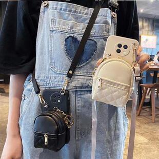 适用荣耀X70i手机壳X70/X60pro/X50i零钱包X40i挂绳X30i斜跨X20se时尚女X10全包9xpro卡通 ABR-AN00挂脖子女