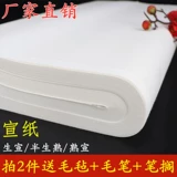 Половина жизни и наполовину приготовленная рисовая бумага каллиграфия специальная бумага для начинающих кисти каллиграфия практическая бумага с четырьмя национальными художниками, посвященными