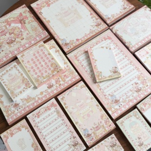 白绒绒游乐城原创 翻糖游乐城系列拍纸本便签